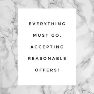 CLOSET SALE (add to bundle for sale)